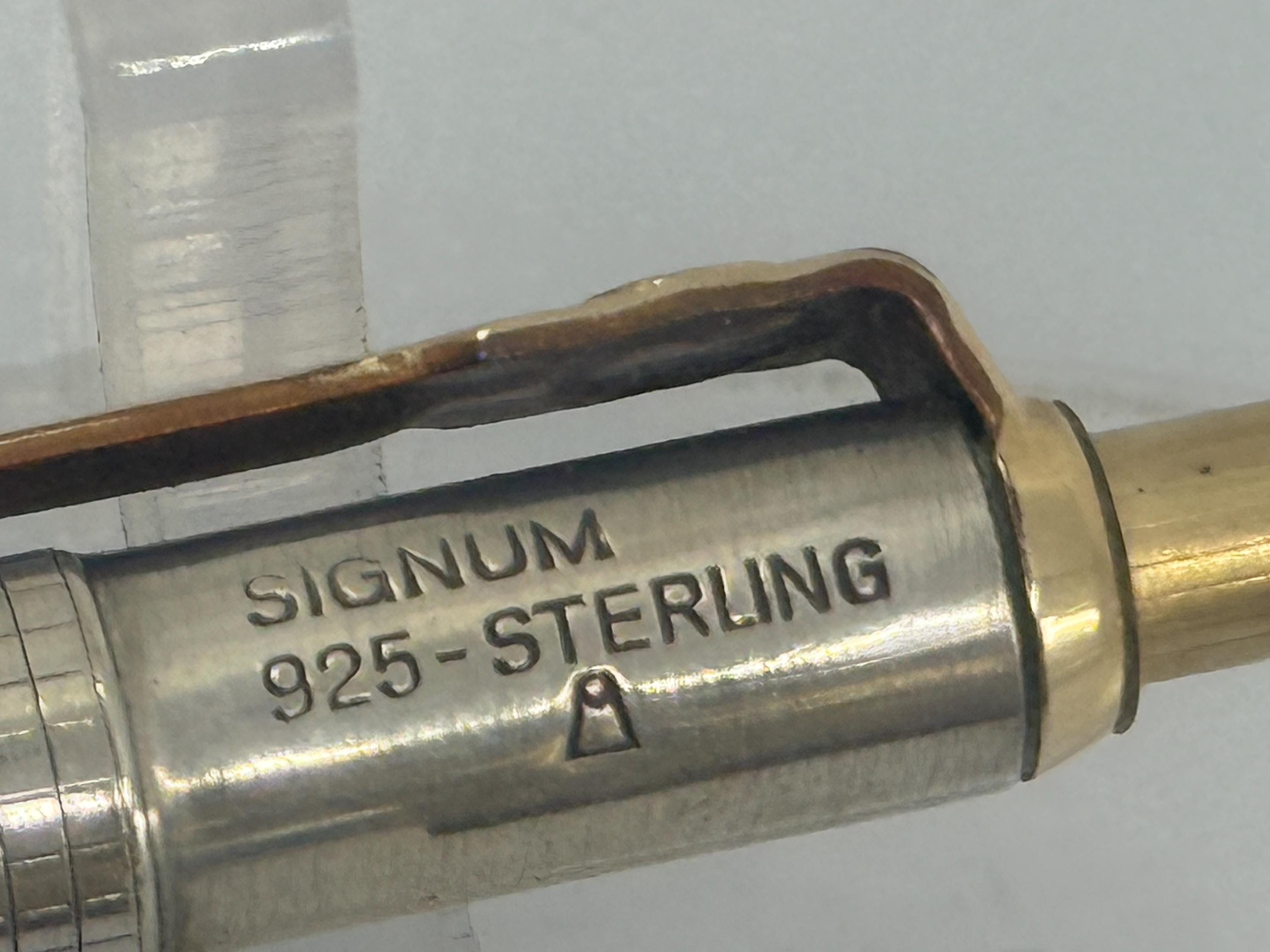 Signum 925スターリングシルバーボールペン • ヴィンテージスイス