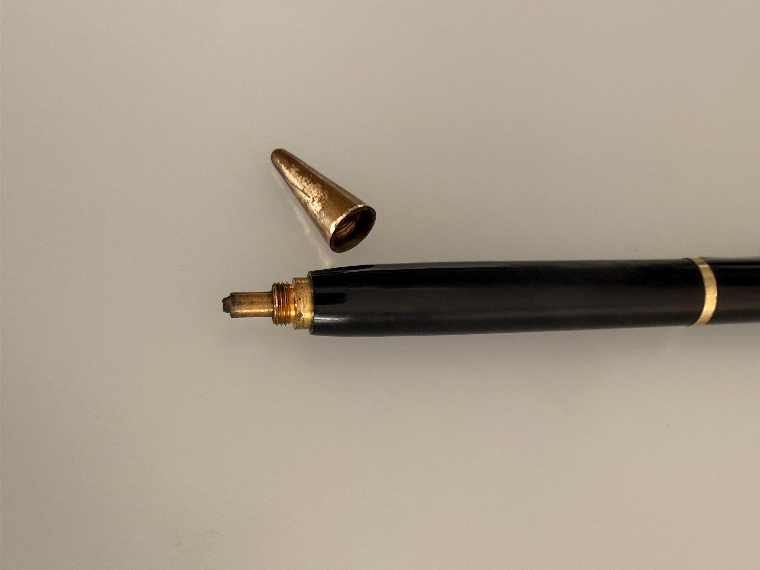 Vintage Montblanc PIX 372 Mechanical Pencil, 1.18 Mm Leads, Black