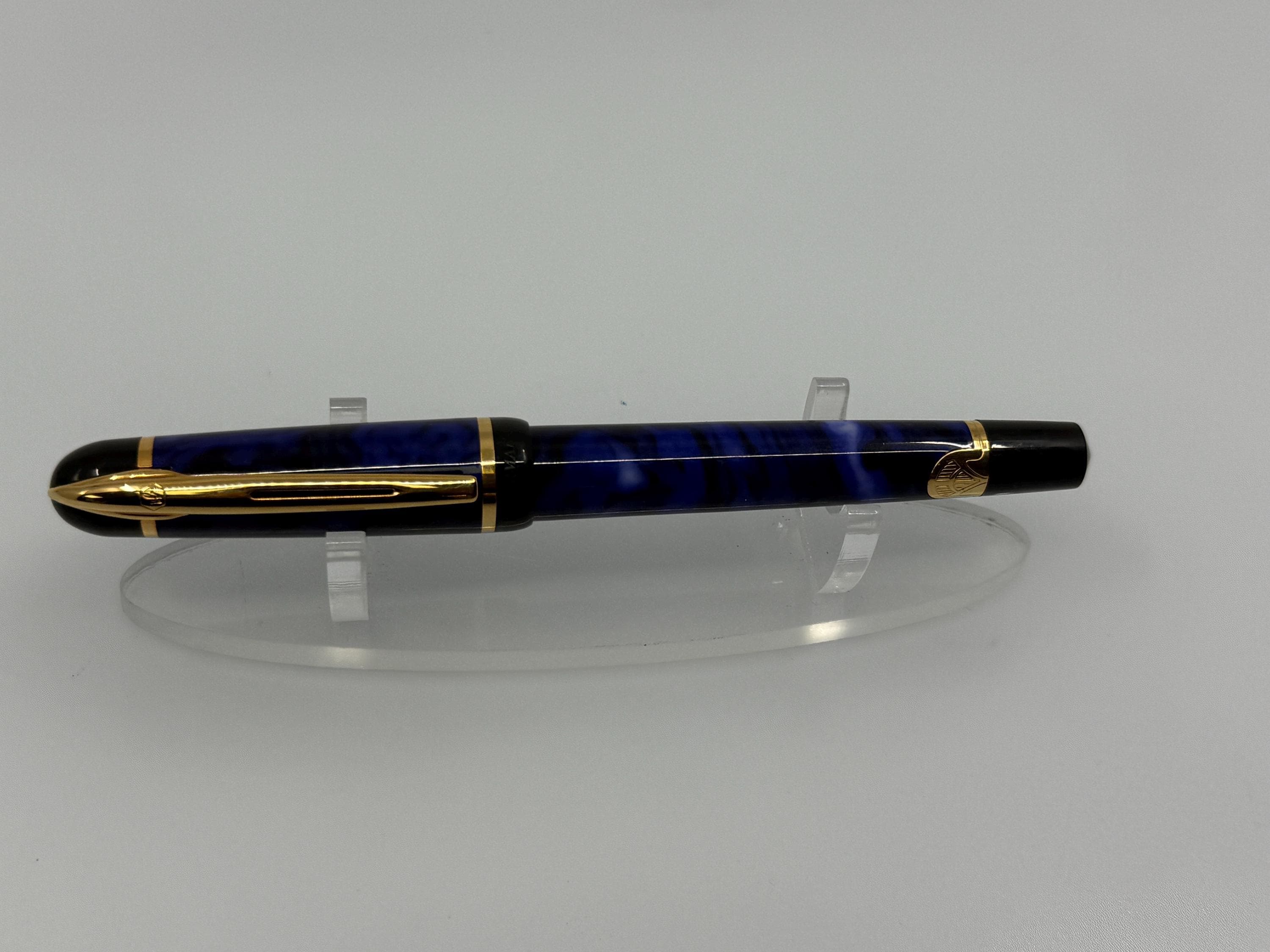 ウォーターマン 万年筆 ブルーマーブル WATERMAN 公式通販 IDEAL 18K