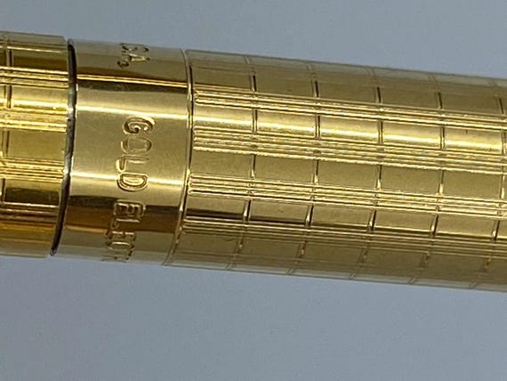 Sheaffer Targa 1007 Slim Ballpoint Pen - Gold Plated With