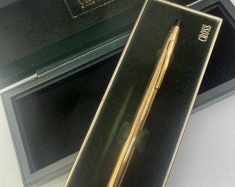 ヴィンテージ クロス ゴールドメッキ ボールペン、デッドストック