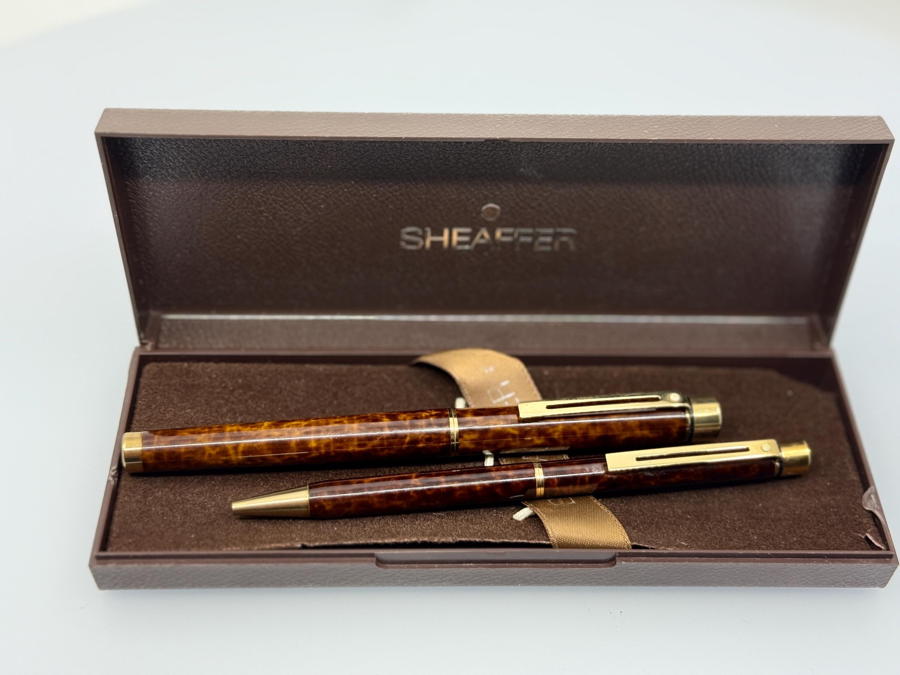 B5486【ヴィンテージ】SHEAFFER 14K万年筆&ボールペン 【公式通販】
