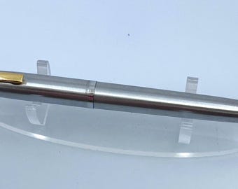 Sheaffer Imperial 444 XG Flighter Fountain Pen, Brushed Steel, 14K