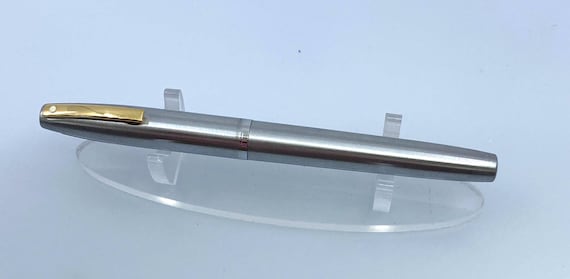 Sheaffer Imperial 444 XG Flighter Fountain Pen, Brushed Steel, 14K