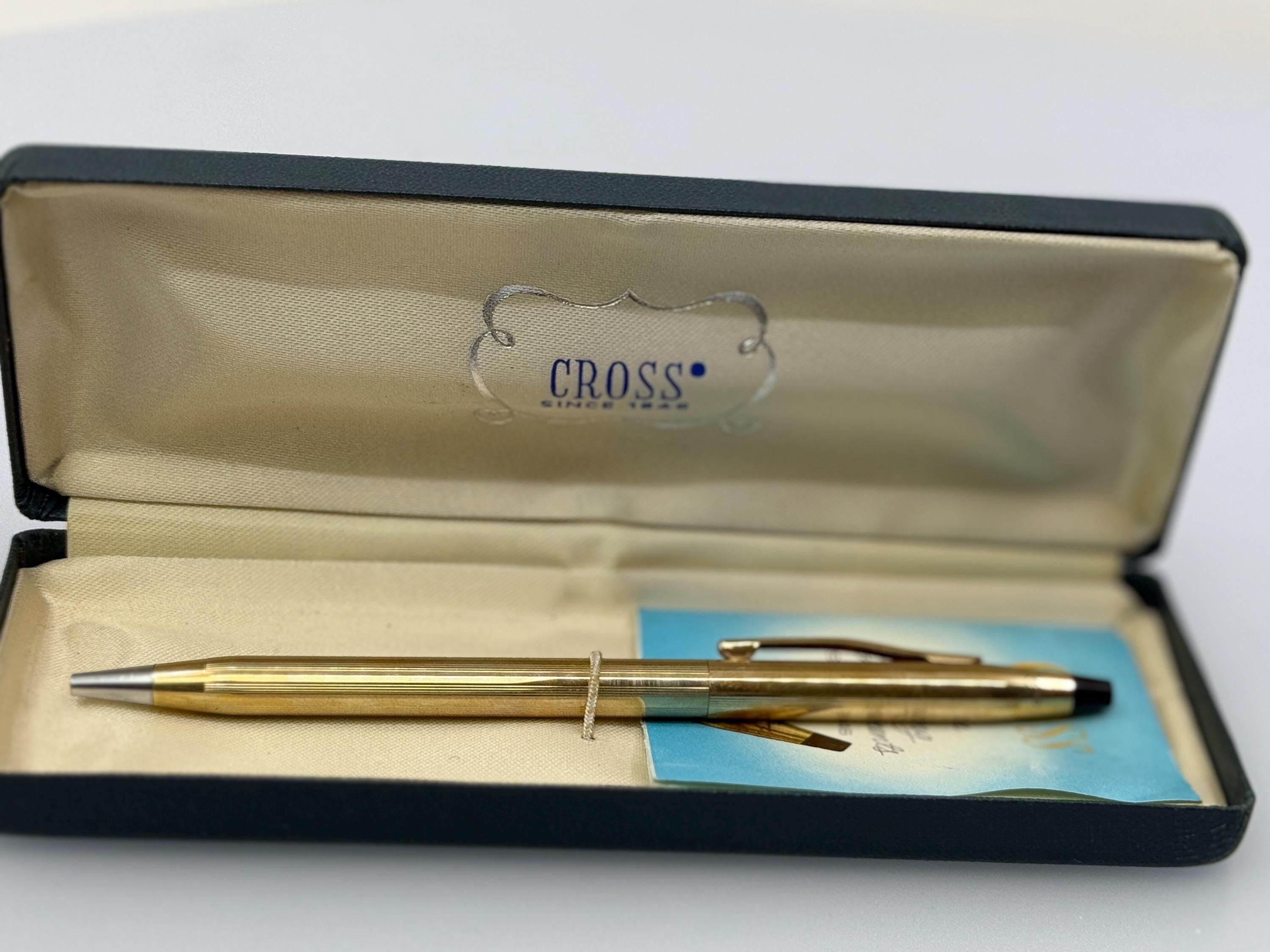 ⭐️CROSS 12KT GOLD FILLED ⭐️ボールペン／ペンシル2本セット Cross 12k gold pen - Etsy 日本