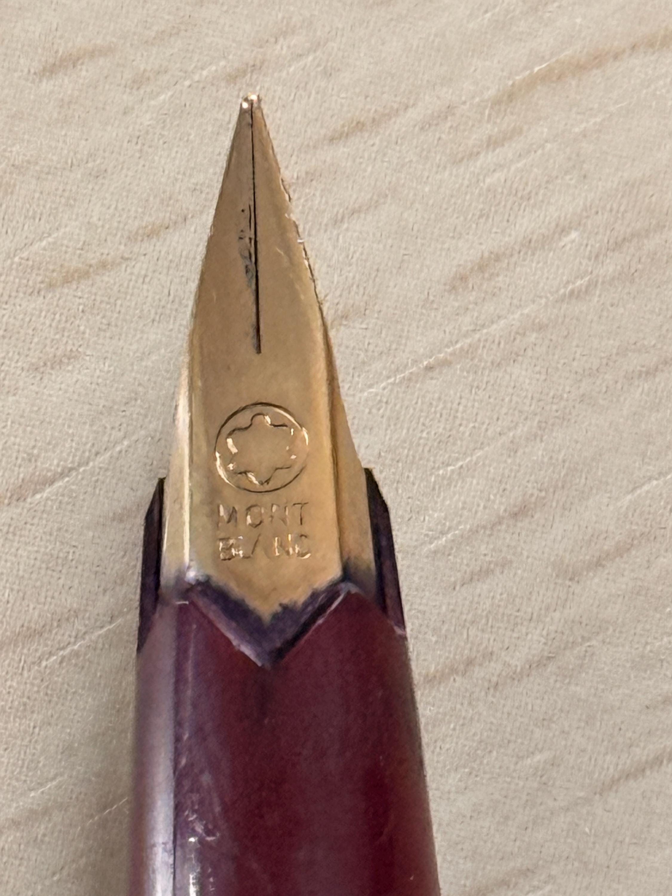 モンブラン 万年筆 ペン先14K 585 ヴィンテージ モンブラン ヴィンテージ クラシック 万年筆 – 西ドイツ – 14K 585