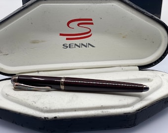 モンテグラッパ アイルトン・セナ 限定版 万年筆 マルーン カーボン