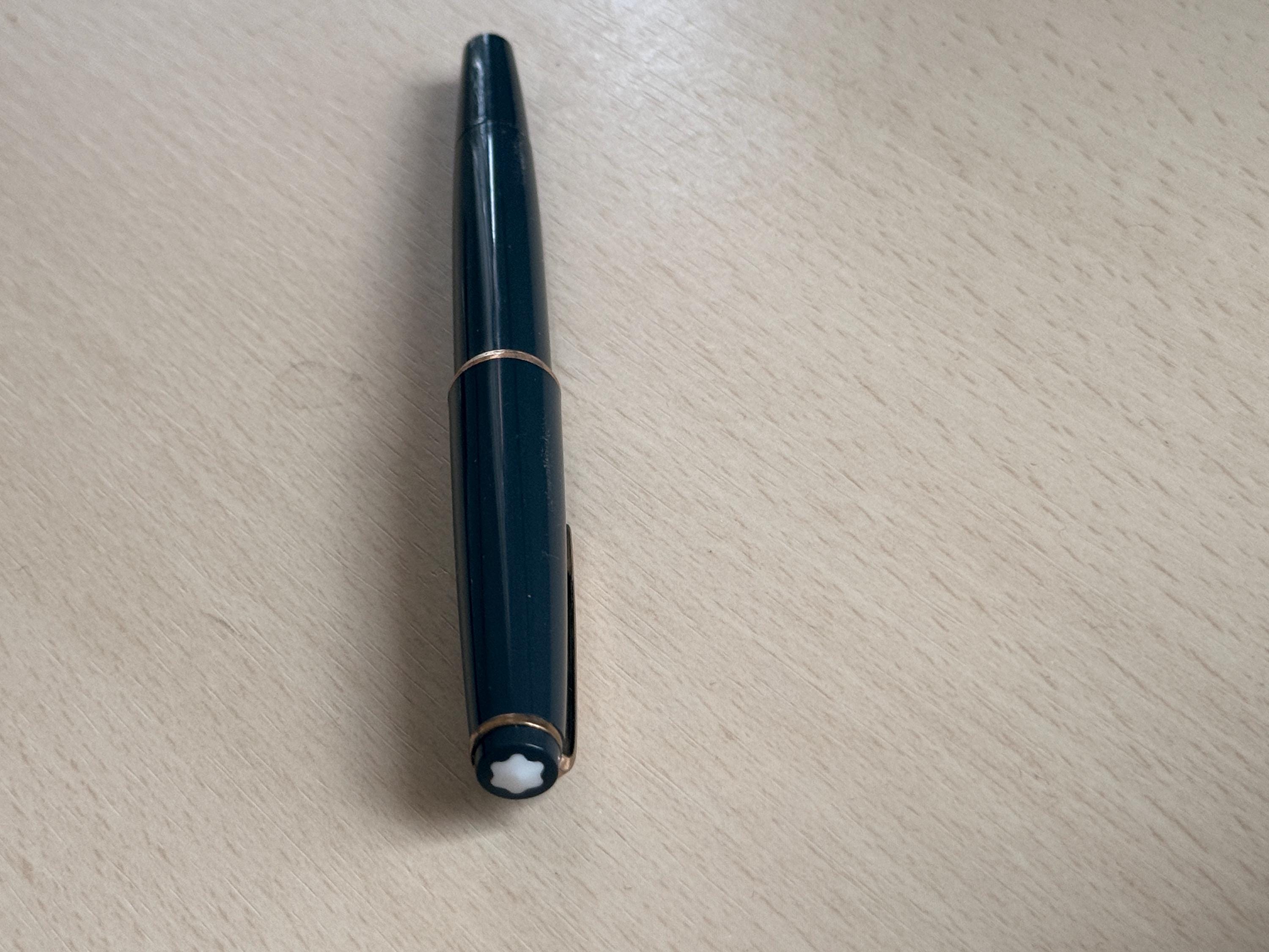 Montblanc 34 Fountain Pen – 1960s Vintage, 14K Gold Inlaid Nib