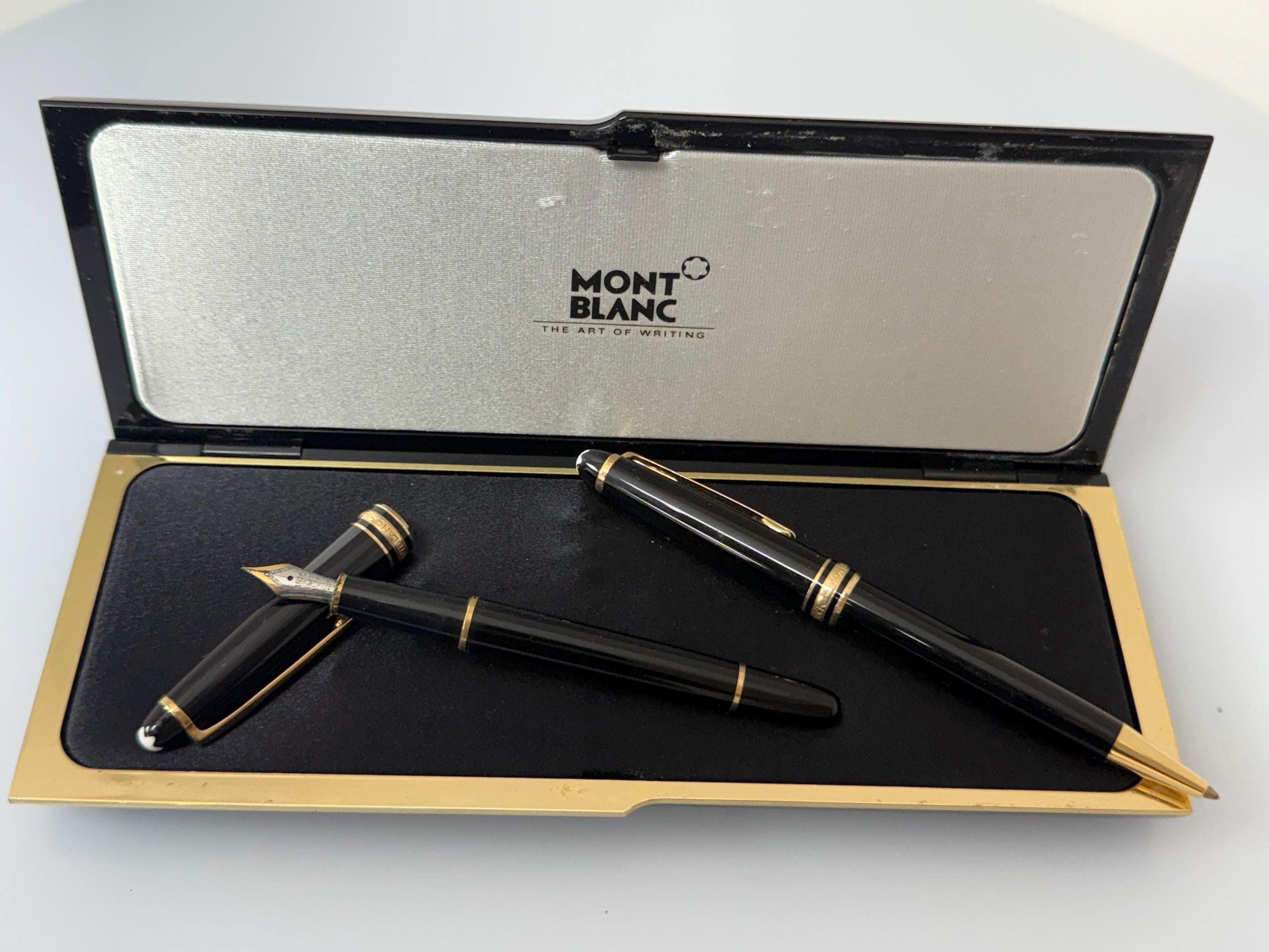モンブラン マイスターシュテュック セット、万年筆 14Kゴールドペン先