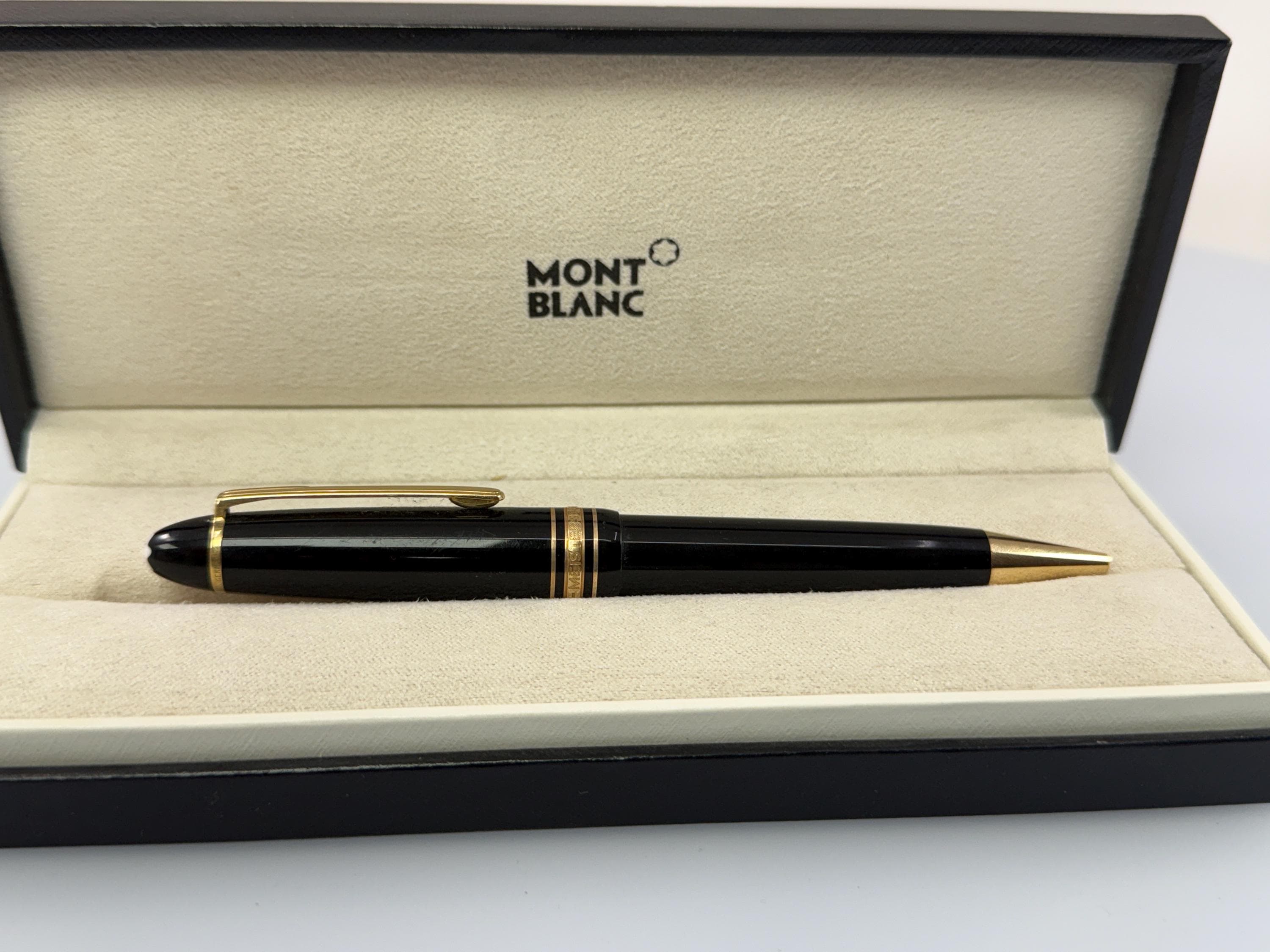 Montblanc Meisterstück 161 Legrand Ballpoint Pen, Black and Gold
