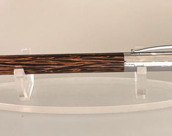 Faber-Castell Ambition Cocos Ballpoint Pen, Coconut Wood & Chrome, German Designer Writing Pen