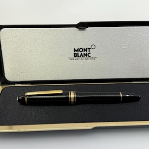 Stylo plume Montblanc Meisterstück 146 LeGrand – Plume F en or 14 carats – Boîte d'origine – Excellent état vintage