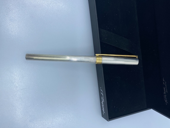 S.T. Dupont Gatsby Ballpoint Pen in Gold and Silver - Luxury and
