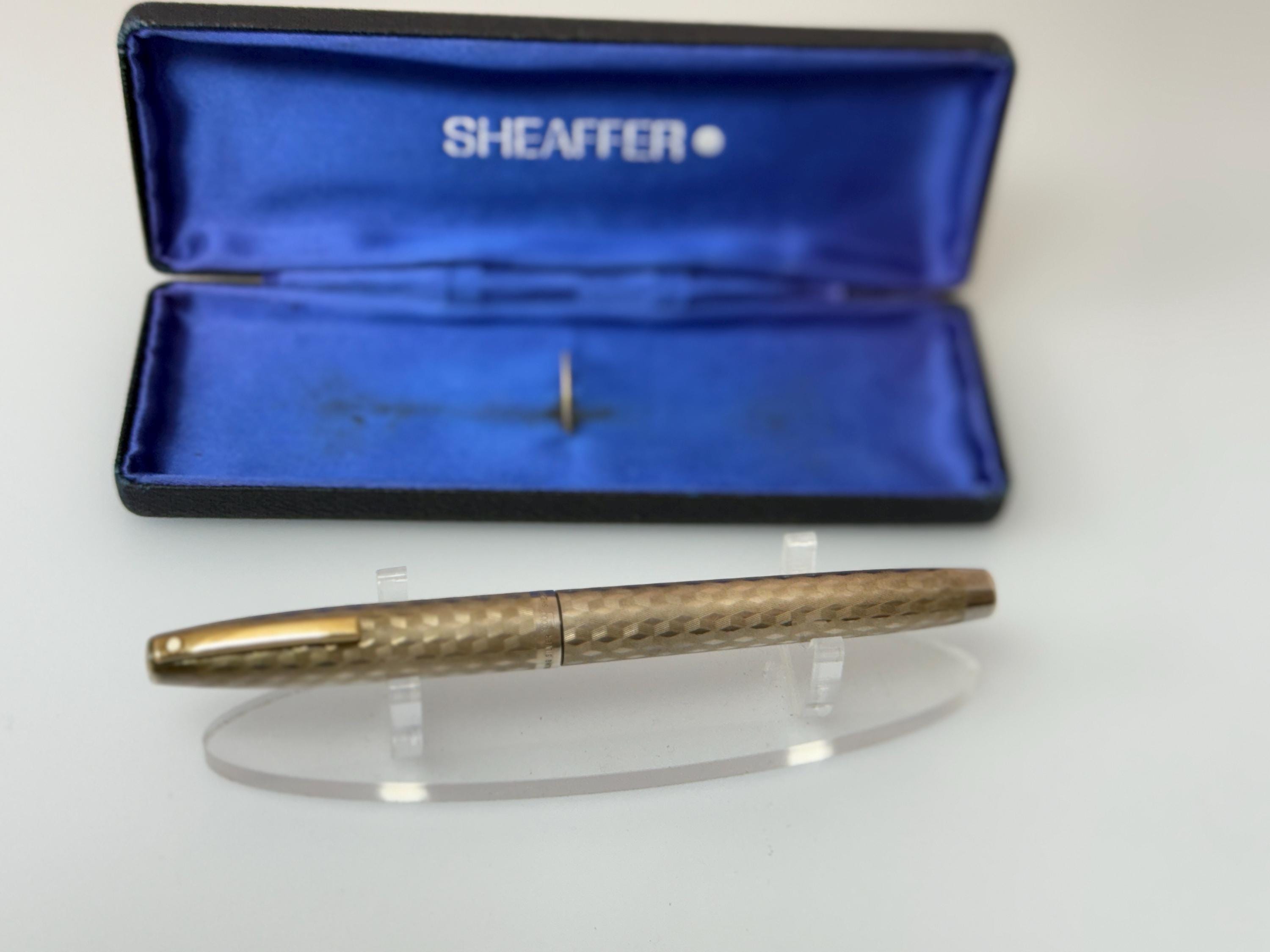 Sheaffer Imperial Sterling Silver Vintage Fountain Pen With Sheaffer Imperial Sterling Silver Vintage Fountain Pen With