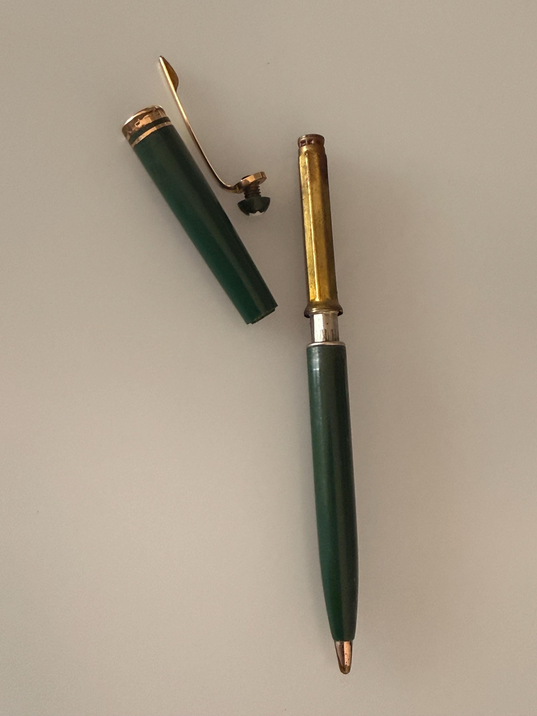 Vintage Montblanc PIX No. 276 Mechanical Pencil, Emerald Green