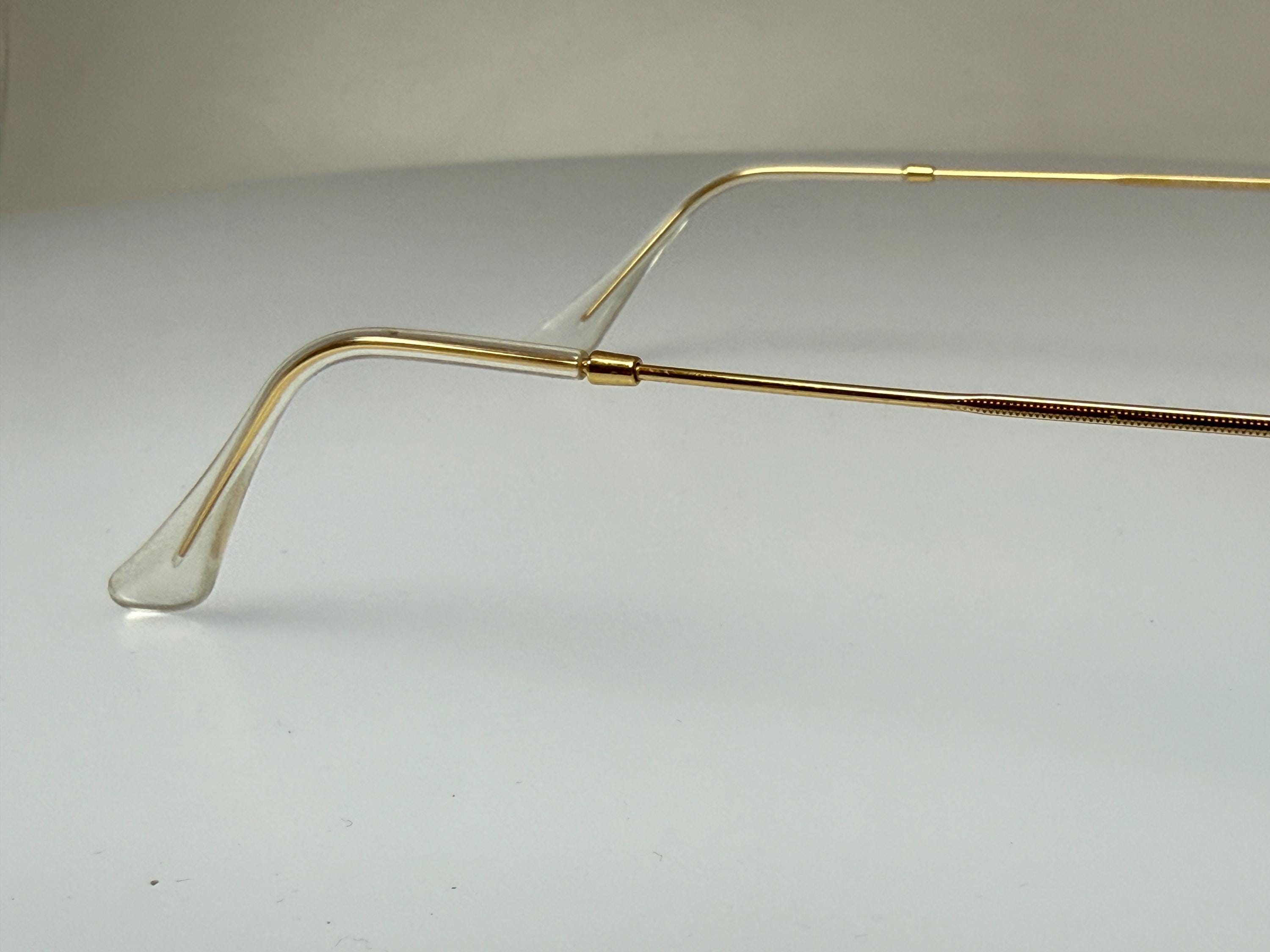 Ray-ban Hexagonal Gold Vintage Sunglasses – Green Lenses 