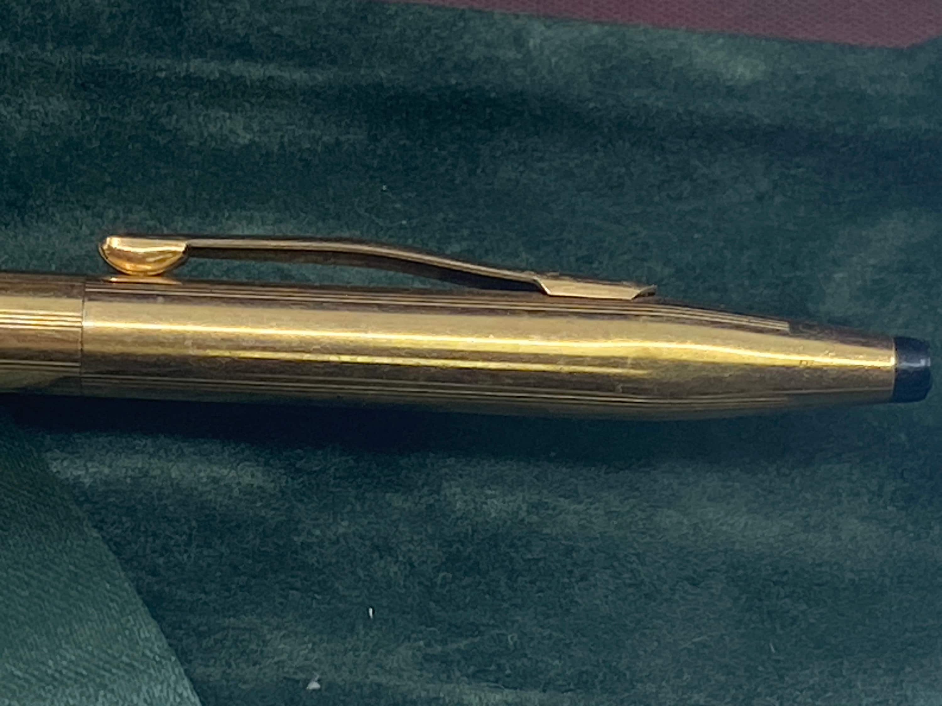 Vintage Cross 1/20 14KT Gold Filled Ballpoint Pen Made in USA