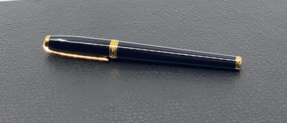 S.T. Dupont Fidelio Vintage Black Laque De Chine With 14K Nib - Etsy