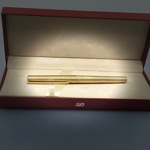 S.T.デュポン 18金 750 ヴェルメイユ 万年筆 - 高級ゴールドペン