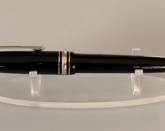 Montblanc Meisterstück PIX Mechanical Pencil, Black Resin Platinum Trim, Vintage Luxury Mont Blanc Pencil, Executive Writing Instrument