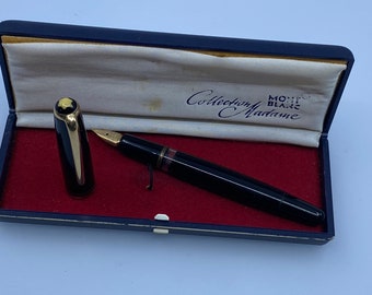 Vintage Montblanc 252 Fountain Pen – 1957-1959 – Black Resin