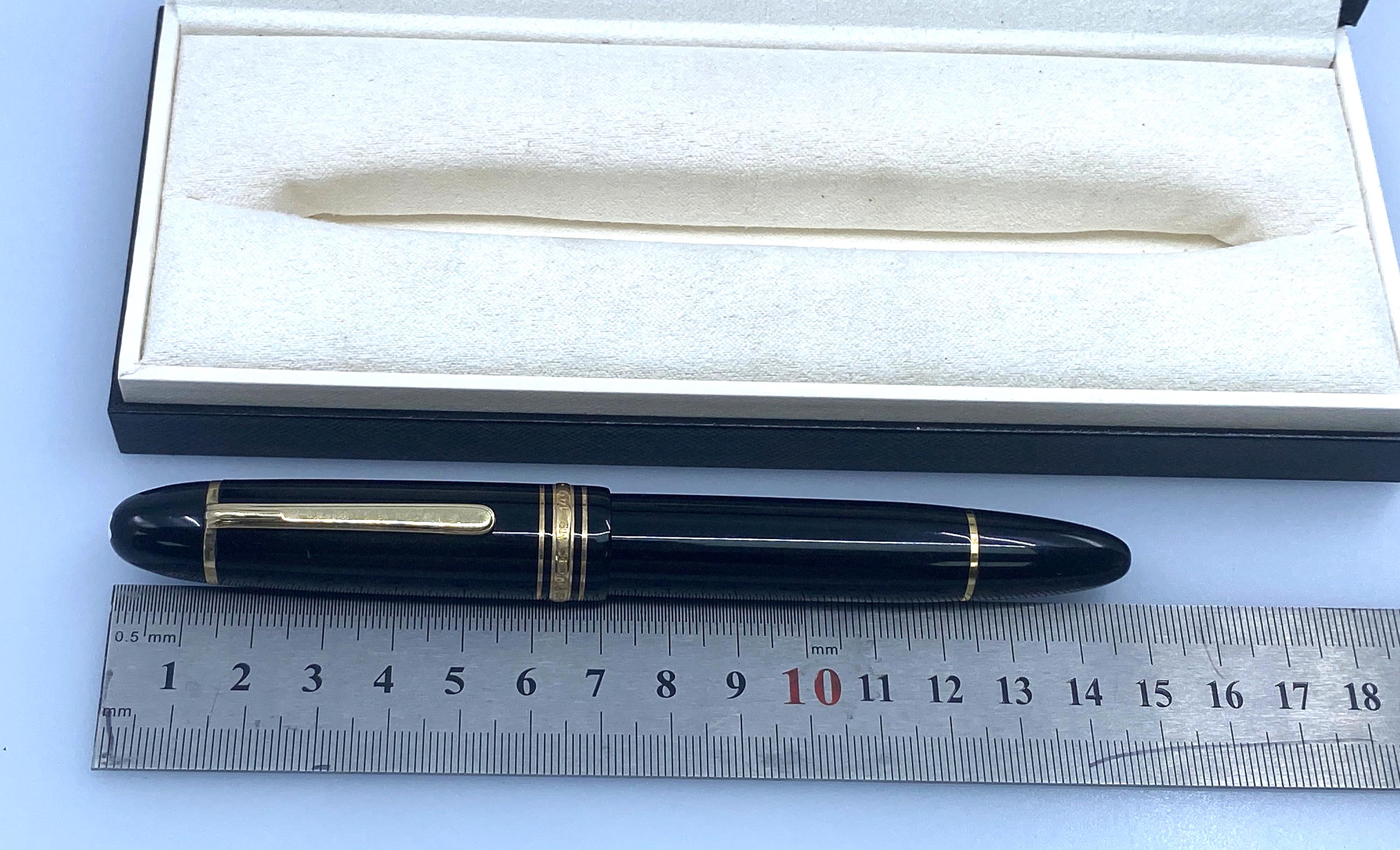 モンブラン マイスターシュテュック 149 万年筆 14Kゴールドペン先 未