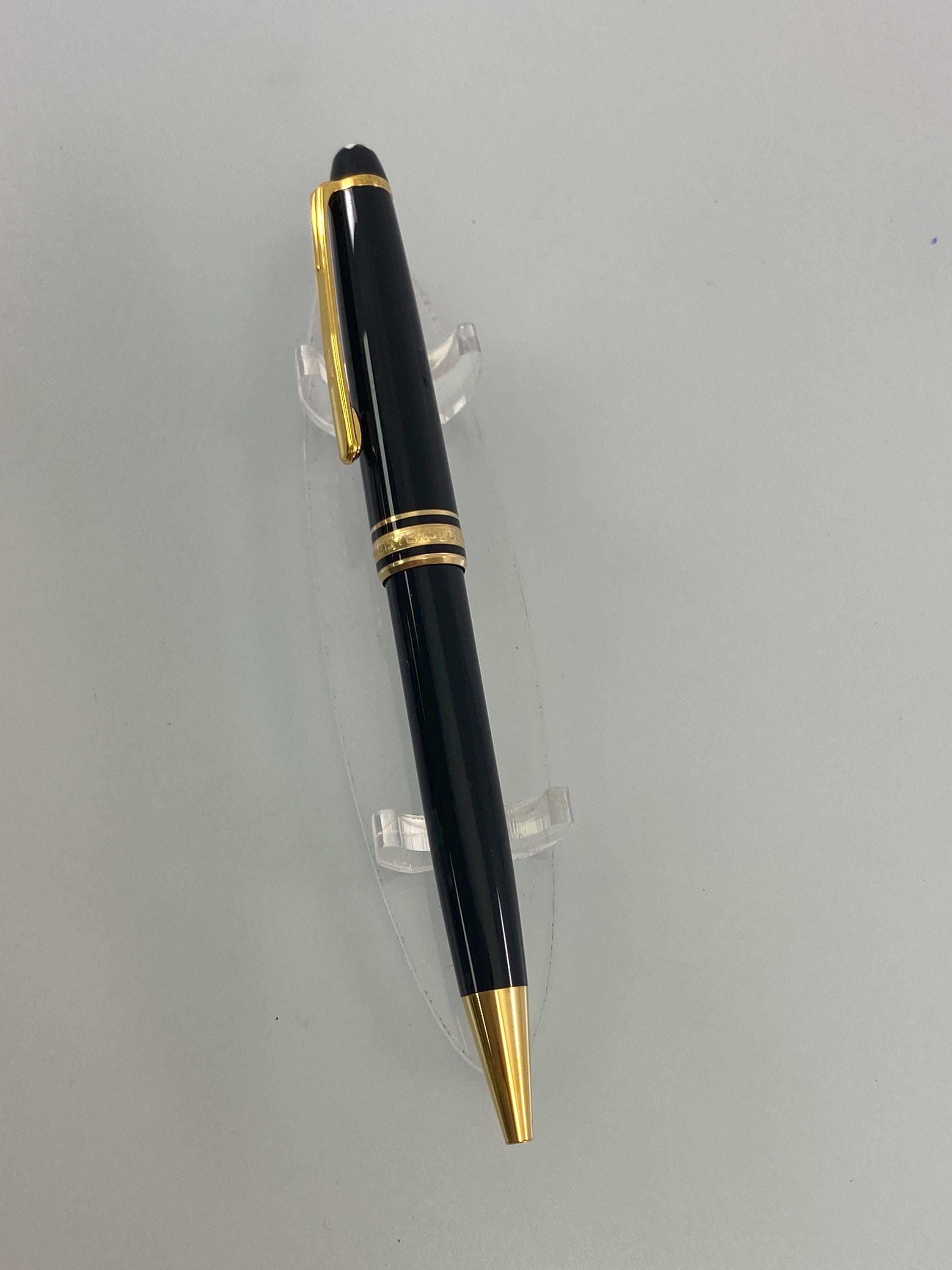 Montblanc Meisterstück PIX Vintage Black Resin Ballpoint Pen With
