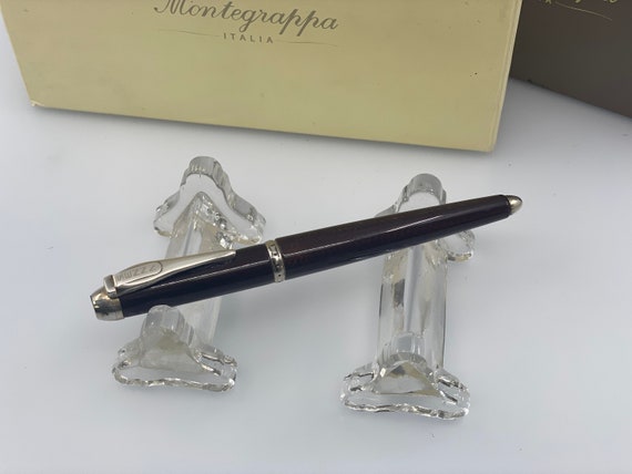 Limited Edition Montegrappa Ayrton Senna Fountain Pen in Maroon