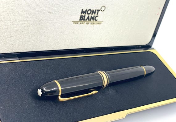 Montblanc Meisterstück 149 Fountain Pen 14C 585 Gold Nib Black