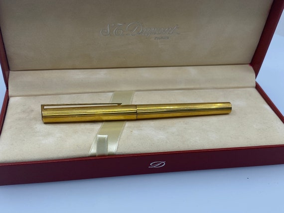 S.T.デュポン ヴェルメイユ 万年筆 18kt 750 - 高級ゴールデン