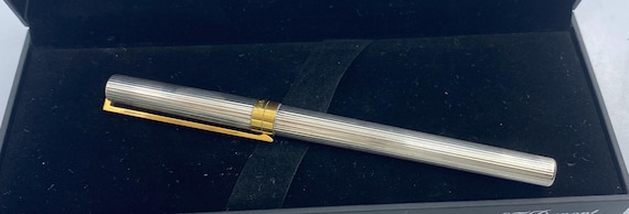 S.T. Dupont Gatsby Ballpoint Pen in Gold and Silver - Luxury and