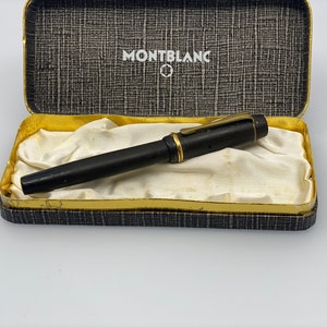 Stylo plume Montblanc Vintage avec plume en or 14 carats | Collection exclusive | Idéal pour les collectionneurs