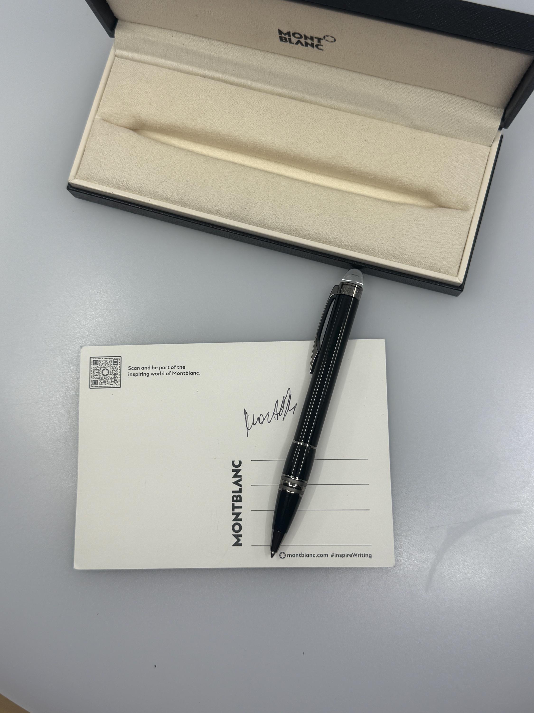 Montblanc Starwalker Precious Resin Ballpoint Pen, Black Resin