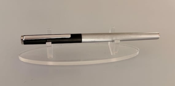 Montblanc Noblesse 1120 Fountain Pen, Matte Steel Body, Black Cap
