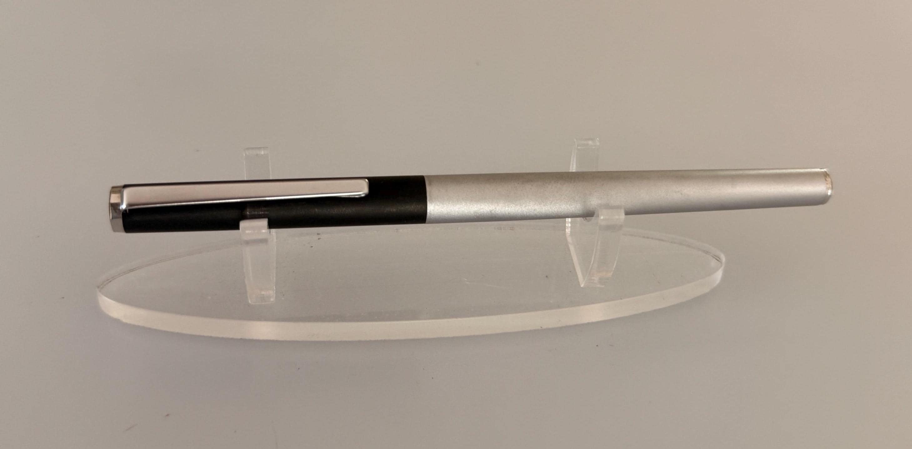 Montblanc Noblesse 1120 Fountain Pen, Matte Steel Body, Black Cap