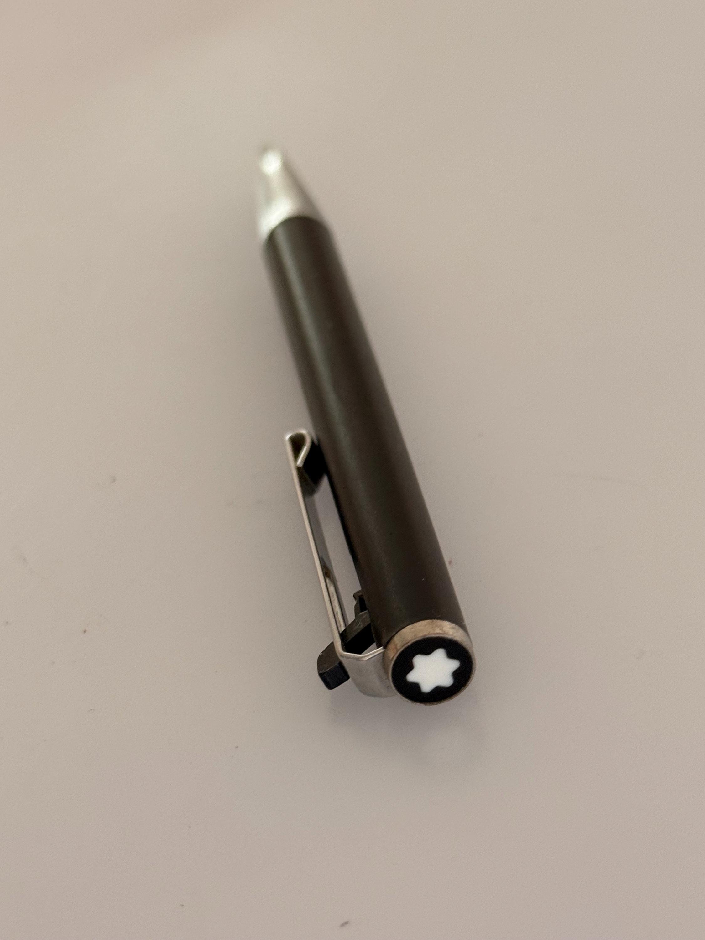 Vintage Montblanc No. 782 Ballpoint Pen, Black & Silver-tone, 11th