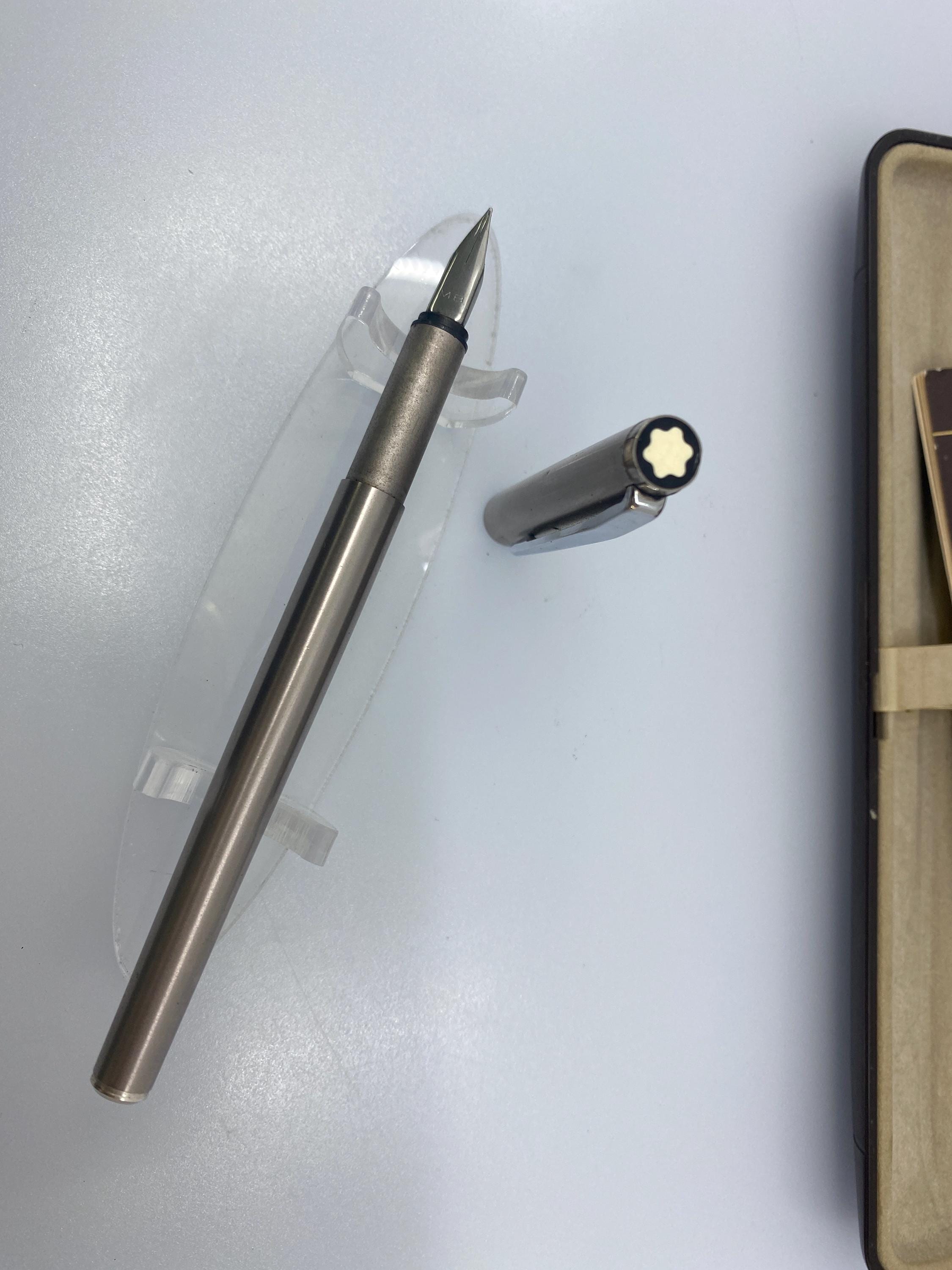 Montblanc Noblesse Fountain Pen in Stainless Steel - Etsy