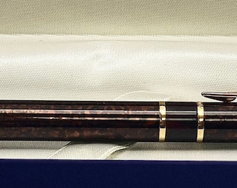 Waterman Paris Brown and Black Fountain Pen,