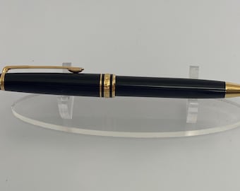 Mont Blanc ボールペン ブラック モンブラン ボールペン 784 1972年製 ブラック＆ブラッシュドゴールド