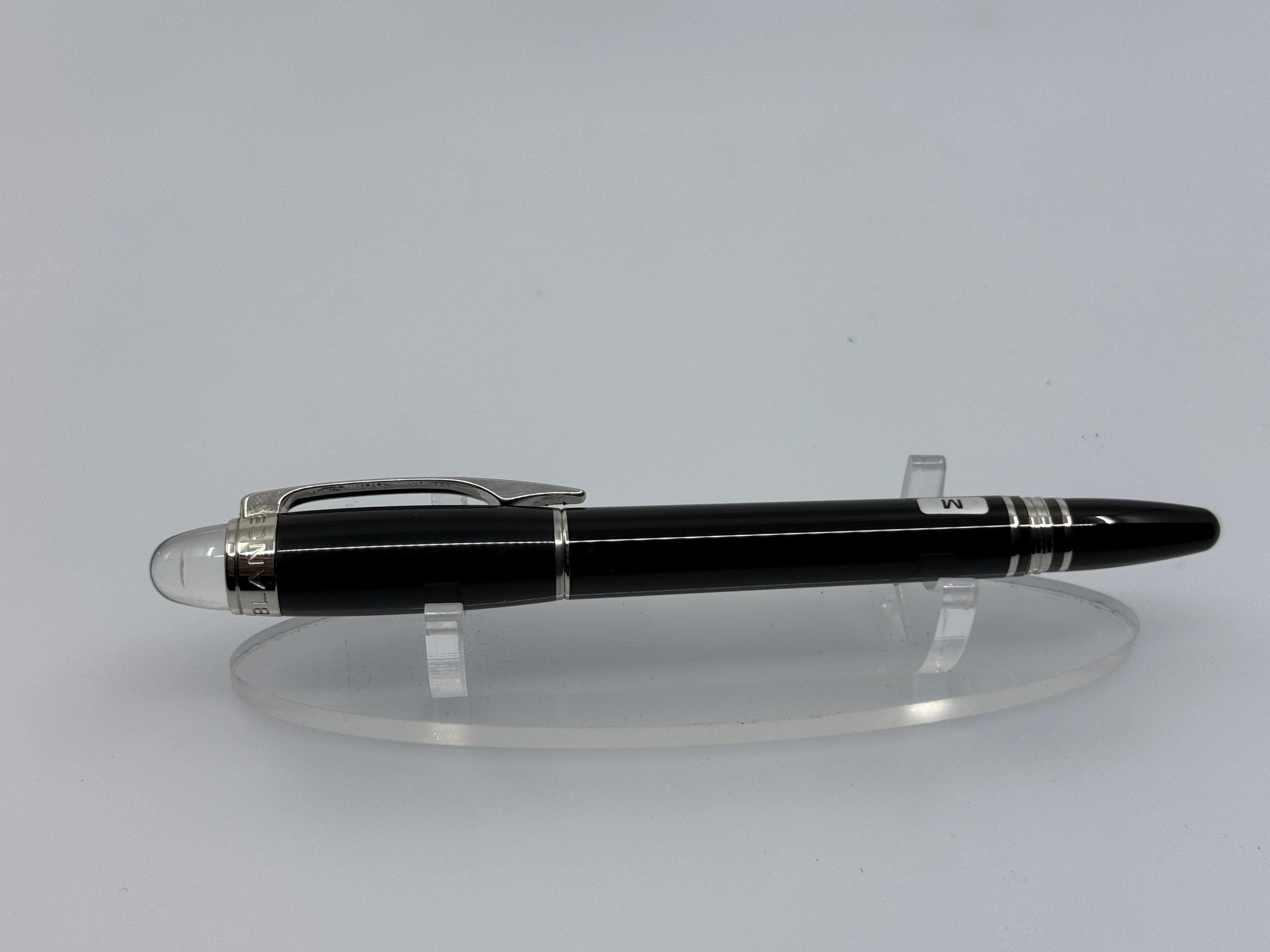 Montblanc Starwalker Platinum Resin • 14k Gold Nib • NEW