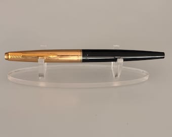 ビンテージ パーカー45 カスタム万年筆 ブラックバレル ロールゴールド