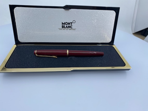 MONT BLANC モンブラン 14k 万年筆 ボルドー モンブラン クラシック ボルドー 万年筆 14K ゴールド ペン先