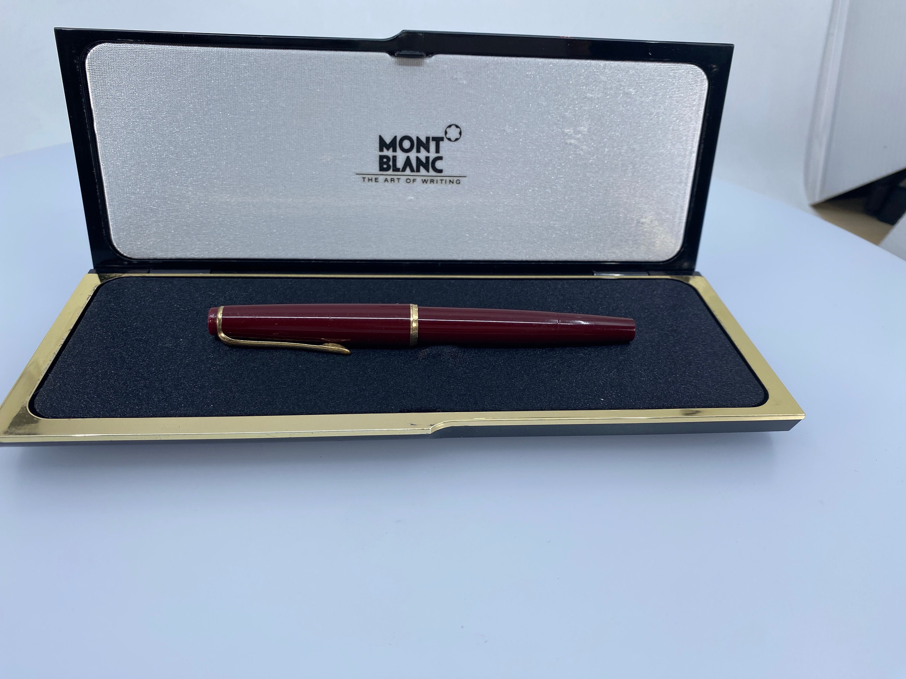 モンブラン クラシック ボルドー 万年筆 14K ゴールド ペン先