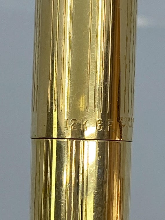 シェーファー　ゴールドヴィンテージ　ペンシル　葡萄柄　12金張　0.9mm芯 シェーファー ゴールドヴィンテージ ペンシル 葡萄柄 12金張 0.9mm芯