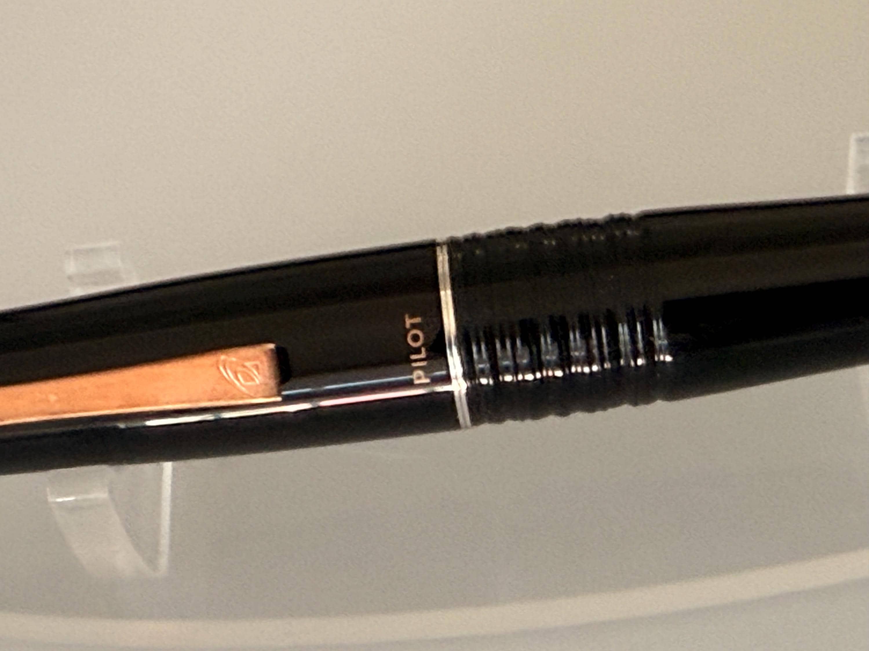 Pilot Bamboo Fountain Pen Never Inked, Black Resin, 18K 750 Medium