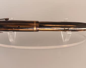 Vintage Sheaffer Military Clip Fountain Pen - Vac-fil - Feather