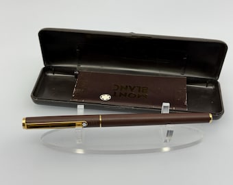 モンブラン ボールペン 784 1972年製 ブラック＆ブラッシュドゴールド