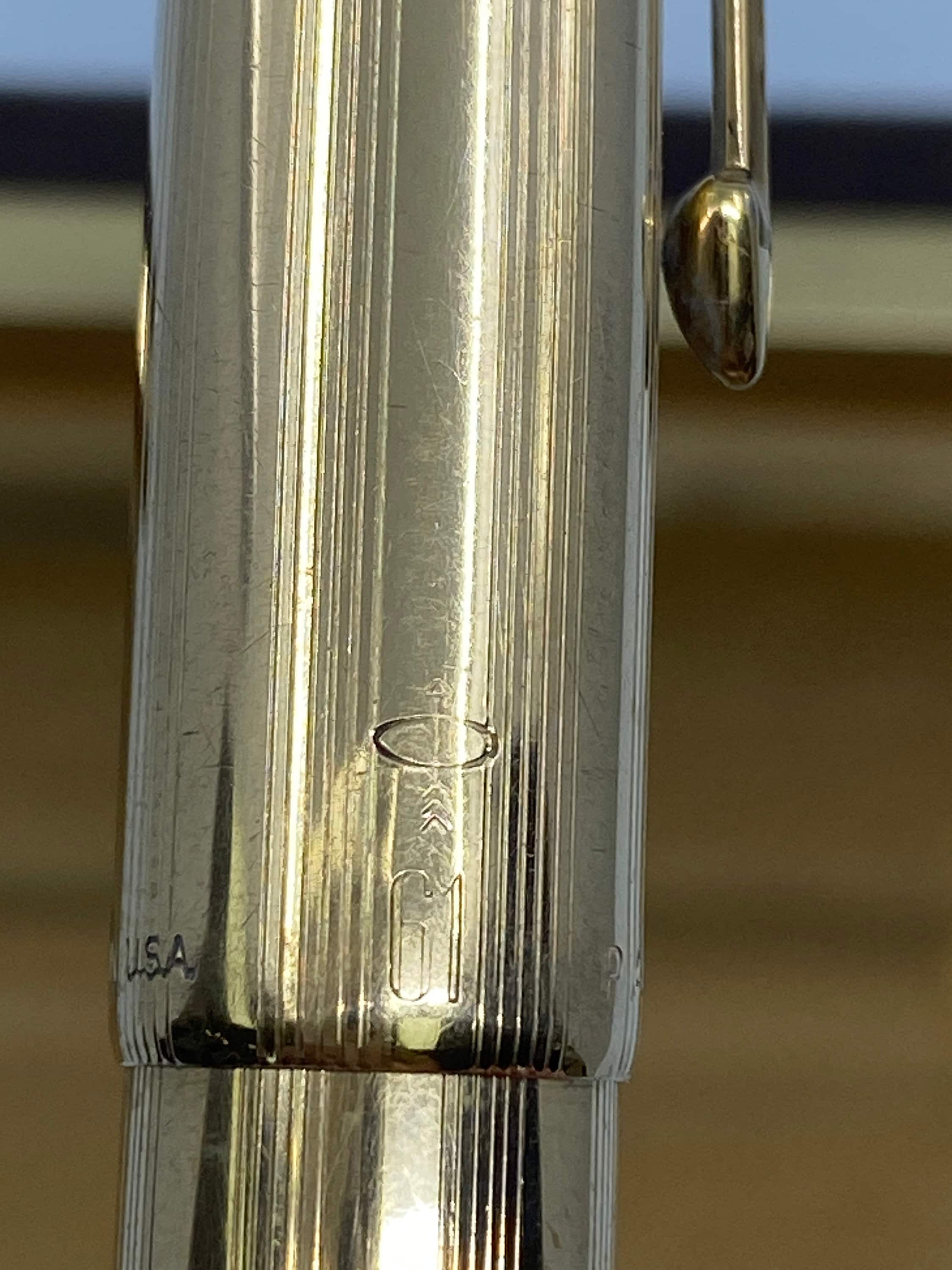 パーカー 61 ヴィンテージ 万年筆 - 12Kゴールドフィルド、アメリカ製