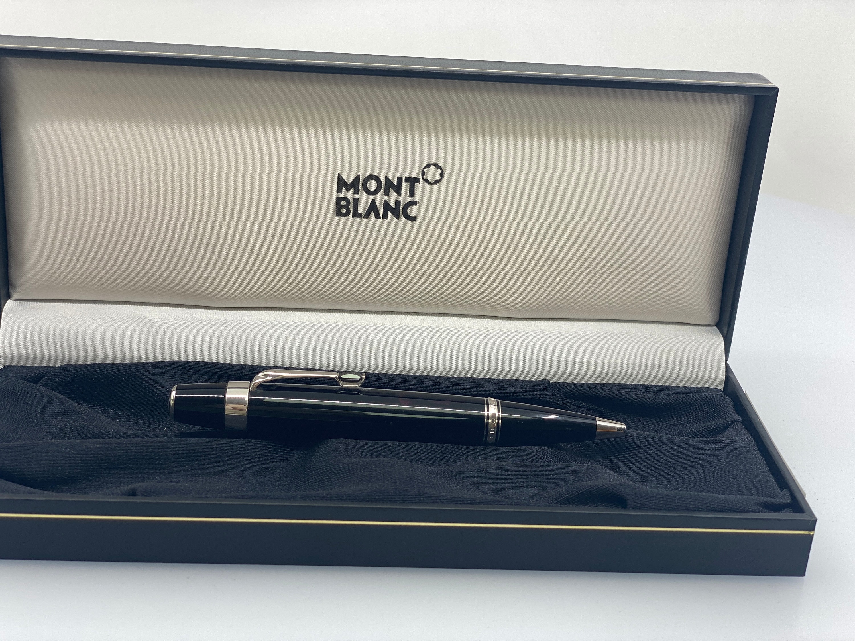 Montblanc Boheme Noir Platinum Ballpoint Pen Pre owned Authentic in Original Box Etsy Canada