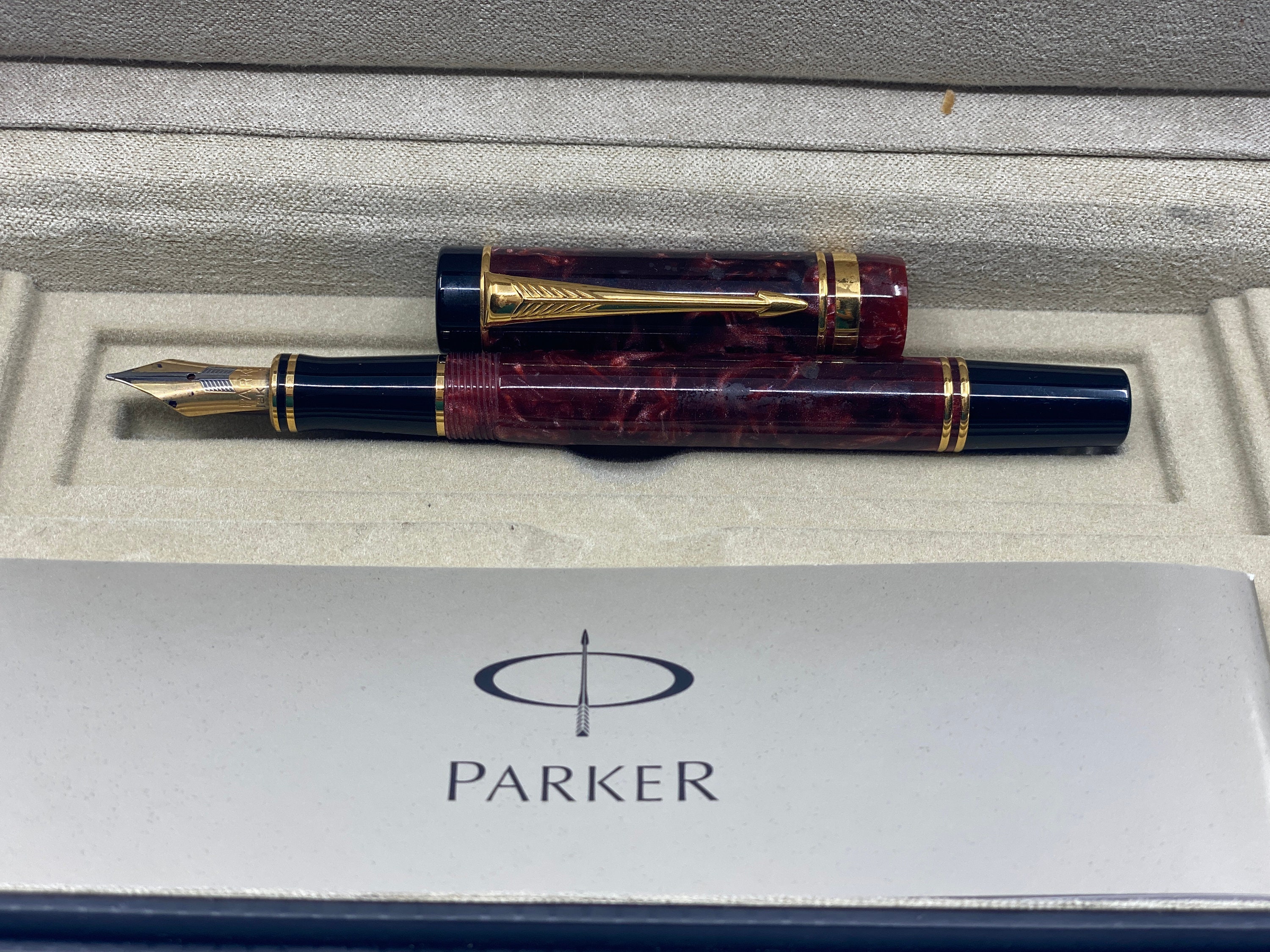 PARKER DUOFOLD 万年筆 マーブルブラウン il_fullxfull.6152101646_ouz7.jpg